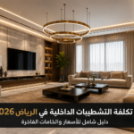 تكلفة التشطيبات الداخلية في الرياض 2026