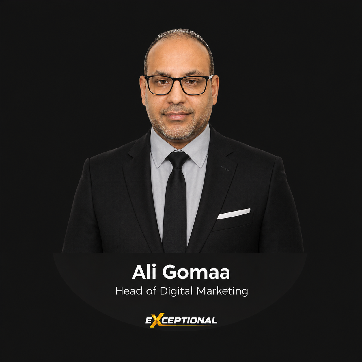 Ali Gomaa, Head of Digital Marketing at Exceptional PM, specializing in SEO, digital marketing and business growth.