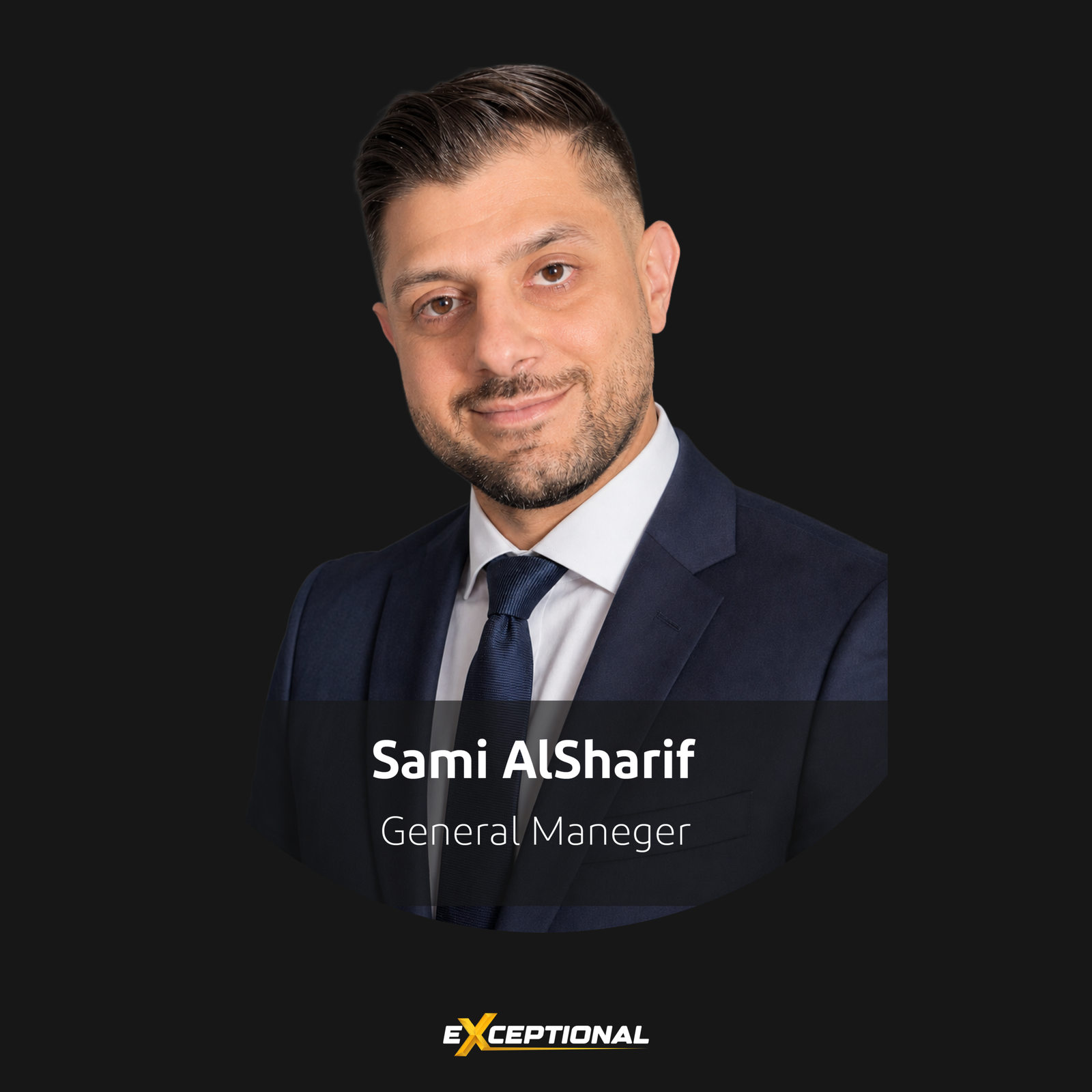 Sami AlSharif, General Manager at Exceptional PM, leading project management, fit-out and interior design operations across Saudi Arabia.