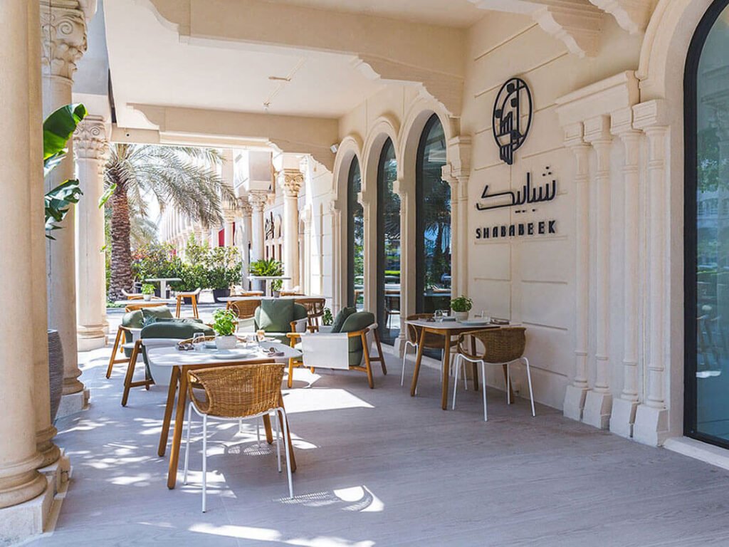Shababeek Restaurant Fit-Out project showcasing premium hospitality interiors and professional project management by Exceptional PM.