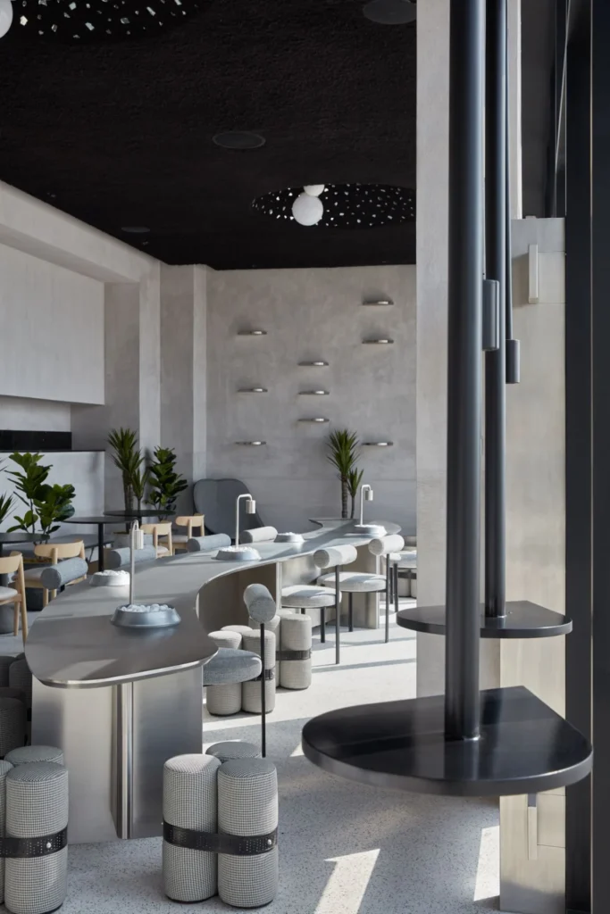 Completed cafe fit-out showcasing project management, cafe interior design, and commercial fit-out by Exceptional PM.